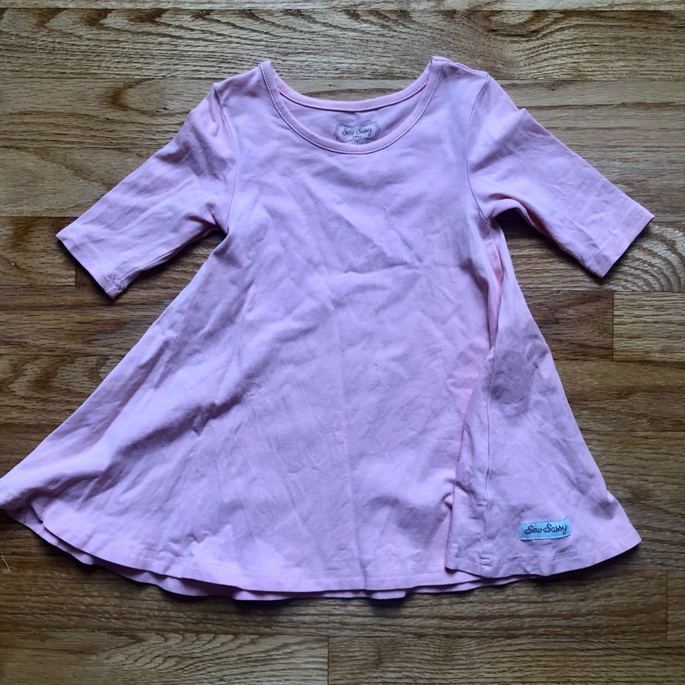 Sew Sassy Three Quarter Length Sleeve Dress Size 18m